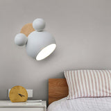 Nordic Wall Lamp Aluminum Sconce for Children Bedroom lights Modern Indoor Wall Light Fixtures E27 Creative Luminaire