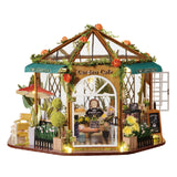 CUTEBEE DIY Dollhouse Wooden Doll Houses Miniature Doll House Furniture Kit Casa Music Led Toys for Children Birthday Gift A68A
