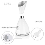 Facial Steamer Nano Ionic Face Sprayer SPA Salon Skin Care Machine for Home Face Sauna Spa Sinuses Cleansing Pores Dropshipping