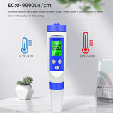 Blue Tooth 5 in 1 PH Meter PH/EC/TDS/Salinity/TEMP Smart Online Monitor APP Control for Aquariums Pool Digital Water Meter Tool
