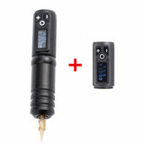 New Wireless Battery Pen Tattoo Machine Portable Strong Motor LCD Battery Power Professional Makeup Tattoo Equipment