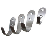 3 Sizes Stainless Steel Door Hooks Hanging Hanger Holder for Hanging Coat Cloth food in kitchen Strong