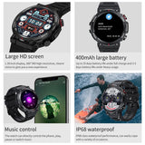 Smart Watch I96 Men Bluetooth Call 1.39inch Sports Fitness Wristwatch Health Monitoring 400mAh Long Standby Outdoor Smartwatch