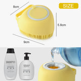 Pet Dog Shampoo Brush Multifunction clean massage brush  2.7oz/80ml For Dogs Cats Grooming Pet Cleaning Grooming Tool