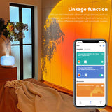 Tuya Smart WiFi RGB Atmosphere Light Sunset Light APP Control Timing Voice Control Works With Alexa Google Home Smart Home