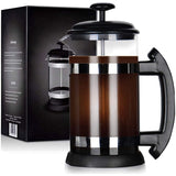 French Press Coffee Maker 34 Oz, Coffee Presses Tea Makers With Borosilicate Glass Cold And Hot Brew Coffee (8 Cups)