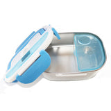 12-24V/110V 220V  3in 1 Car&amp;Truck&amp; Home Electric Heated Lunch Box Portable Bento Boxes Food Heater Rice Container