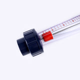 LZS Plastic Flowmeter Tube Water Rotameter Short Tube Liquid Measuring Tool Flow Measuring Instruments WWO66