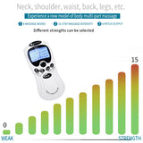 Electric Body Massage Pulse Tens Acupuncture Digital Therapy Machine Neck Back Massager Muscle Stimulator Therapy Slimming Relax