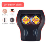 Jinkairui Wormwood Electrical Massage Pillow Shoulder Neck Massager Back  Foot Pillow with Heat Waist Legs Body Relaxation Gift