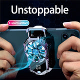 X3B Semiconductor Mobile Phone Radiator Game Handle Auxiliary Button Cooling Fin With Ice On The Back For IPhone Xiaomi