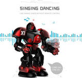 Remote Control Robot Toys Singing Dancing RC Robot for Kids Intelligent Programmable and Hand Gesture Toy Robot with Battle Mode