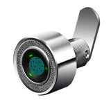 Cabinet Lock Smart Fingerprint 20 Lock Biometric Drawer Lock 30 Fingerprints Rechargeable Keyless Electronic Lock