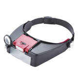 FGHGF 1.5-10x  Wearing Magnifier Glasses Magnifying Gl Helmet Style  Headband Magnifying Glasses Reading or Repair Use