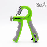 Adjustable Hand Grip Strengthener Count Power Finger Hand Exerciser Gym Muscle Training Wrist Gripper Non-Slip Handle Portable