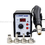 Saike 858D 220V Hot Air Gun 700W LED Digital Display SMD Rework BGA Soldering Station Heat Gun Welding Repair Equipment Station