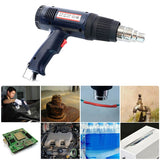220V 1500W EU Industrial Electric Hot Air Gun Thermoregulator Heat Guns Shrink Wrapping Thermal Power Tool