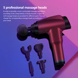 Electric Full Body Head Massager, Impact Muscle Massager, Physiotherapy Massage Gun, Neck And Back Relaxing Massager, Massager