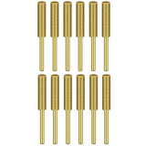 Diamond Chainsaw Sharpener Burr 1/8Inch Shank, Replacement Sharpening Stones,12 Pack (7/32 Inch/ 5.5 Mm)