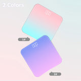 Smart Digital Scale Highly Accurate for Body Weight Bathroom Weight Scale with LED Screen USB Charging Slim Design Random style