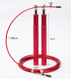 Fitness Speed Skipping Rope Crossfit Men Women Gym Workout Equipment Steel Wire Bearing Adjustable Jump Ropes Gym MMA Training
