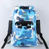 22L Outdoor Waterproof Dry Bag Camouflage Backpack Storage Pack Foldable Beach Swimming Rafting Kayaking River Trekking Bag