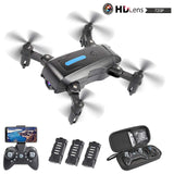 Foldable Mini Drone With 4K HD Fpv Camera For Kids Adults WiFi RC Quadcopter Flight Time 40 Minutes Real-time Image Transmission