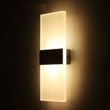 LED Wall Light-up Down Cube Indoor Outdoor Sconce Lighting Lamp Fixture Decor HR