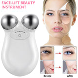 Microcurrent Face Lift Machine EMS Face Roller Massager  Wrinkle Remover Skin Tightening  V-face lifting Facial Beauty Device