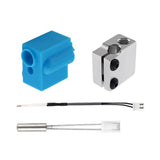 For Artillery 3D Printer Sidewinder X1 Genius Nozzle Hotend Silicone Sleeve Thermistor Heating Rod Heated Block Kit B03C