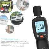 Monitoring Tester 30-130dB(A) LCD Digital Sound Level Meter Noise Volume Measuring Instrument Decibel Decibel Monitoring Tester