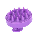 Colorful Hair Washing Silicon Brush Hair Cleaning Comb Head Massager Household Shower Tool Multicolored E1084
