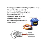 SG90 9g Micro Servo Motor Mini Servo Kit for RC Helicopter Airplane Car Boat Robot Arm/Hand/Walking/Servo Door Lock Control