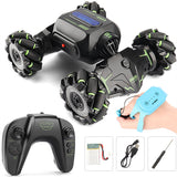 2.4 G RC Racing Twist Stunt Car Gesture Induction Remote Control Drift Climbing Off-road Vehicle Kids Children Gifts For Boys 8+