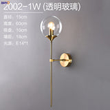 IWHD Nordic Modern Wall Lamp Beside Bedroom Glass Ball LED Wall Lights Fixtures Wandlamp Lighting Bathroom Mirror Stair Light