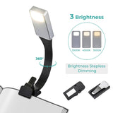 Rechargeable E-Book Led Light for Kindle Paper New Usb Reading Lamp Book Light Lamp Clip for Travel Bedroom Book Reader 3Model