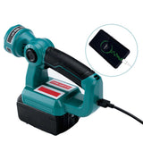 3000Mah 14.4-20V  LED Flashlight Spotlight Outdoor Work Lighting For Makita BL1430 BL1830 Blue 25*11.5*7.6CM