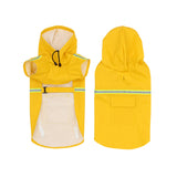Pet Dog Raincoats Reflective Waterproof Jacket Outdoor Rain Coat Vest Puppy Clothing for Small Medium Large Dogs