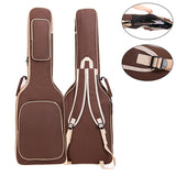 Electric Guitar Case Gig Bag Double Straps Pad 7mm Cotton Oxford Fabric Thickening Waterproof Guitar Backpack