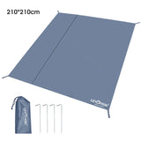 Waterproof Tear-resistant Tent Tarp Thicken Picnic Camping Tarp Tent Mat Hard-wearing Beach Pad for Hiking Traveling Backpacking