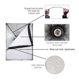 Photography Softbox Lighting Kits 50x70CM Professional Continuous Light System Soft Box For Photo Studio Equipment