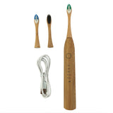 Bamboo Electric Toothbrushes Nylon Bristles- Biodegradable Natural Eco-Friendly Compostable Vegan Reusable