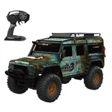 HB ZP1003 1:10 4WD RC Ralley Car Proportional Control Retro Vehicle LED Light RTR Brushless High Speed RC Car Drift Truck Toys