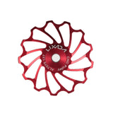 Lixada MTB Road Bike Ceramic Pulley 7075 Aluminum Alloy Rear Derailleur 13T Guide Cycling Ceramics Bearing for Jockey Wheel