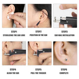 Stainless Steel Body Piercing Tool Kit Professional Ear Nose Navel Piercing Machine Nose Navel Piercing Tool Set