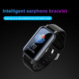 HOT SALES !!! T89 TWS Wireless Bluetooth Earphone Heart Rate Monitor Sport Watch Wristband