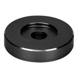 45 RPM Record Turntable Adapter Aluminum Large Hole Conversion Sheet Vinyl Black Clamp Adapter for Most Big Hole Records