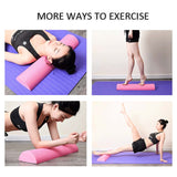 30-45cm Half Round EVA Massage Foam Roller Yoga Pilates Fitness Equipment Balance Pad Yoga Blocks With Massage Floating Point