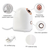 7 Color Led Face Light Therapy Mask Hot Mist Sparyer Facial Steamer Nano Moisturizing Beauty Machine For Women Face Skin Care