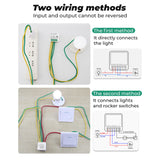 16A Tuya Wifi Mini DIY Smart Switch Led Light Smart Life Push Module Support 2 Way Voice Relay Timer Work With Google Home Alexa